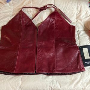 NWT Leather Halter